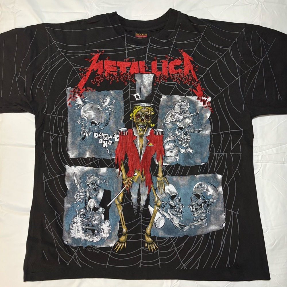 Metallica Damage Inc Black Graphic Tshirt XL